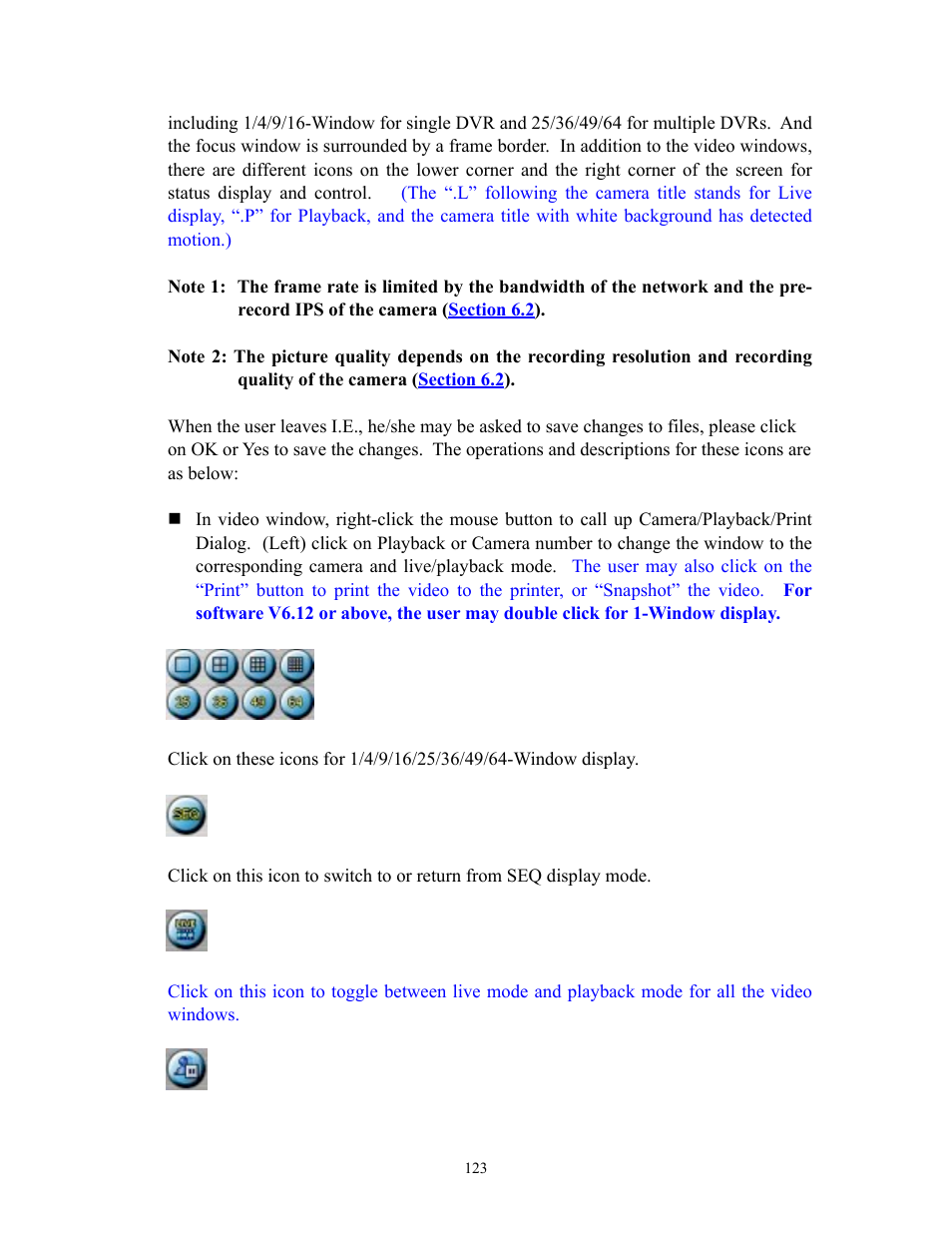I.R.I.S. 808 Digital Video Recorder User Manual | Page 123 / 147