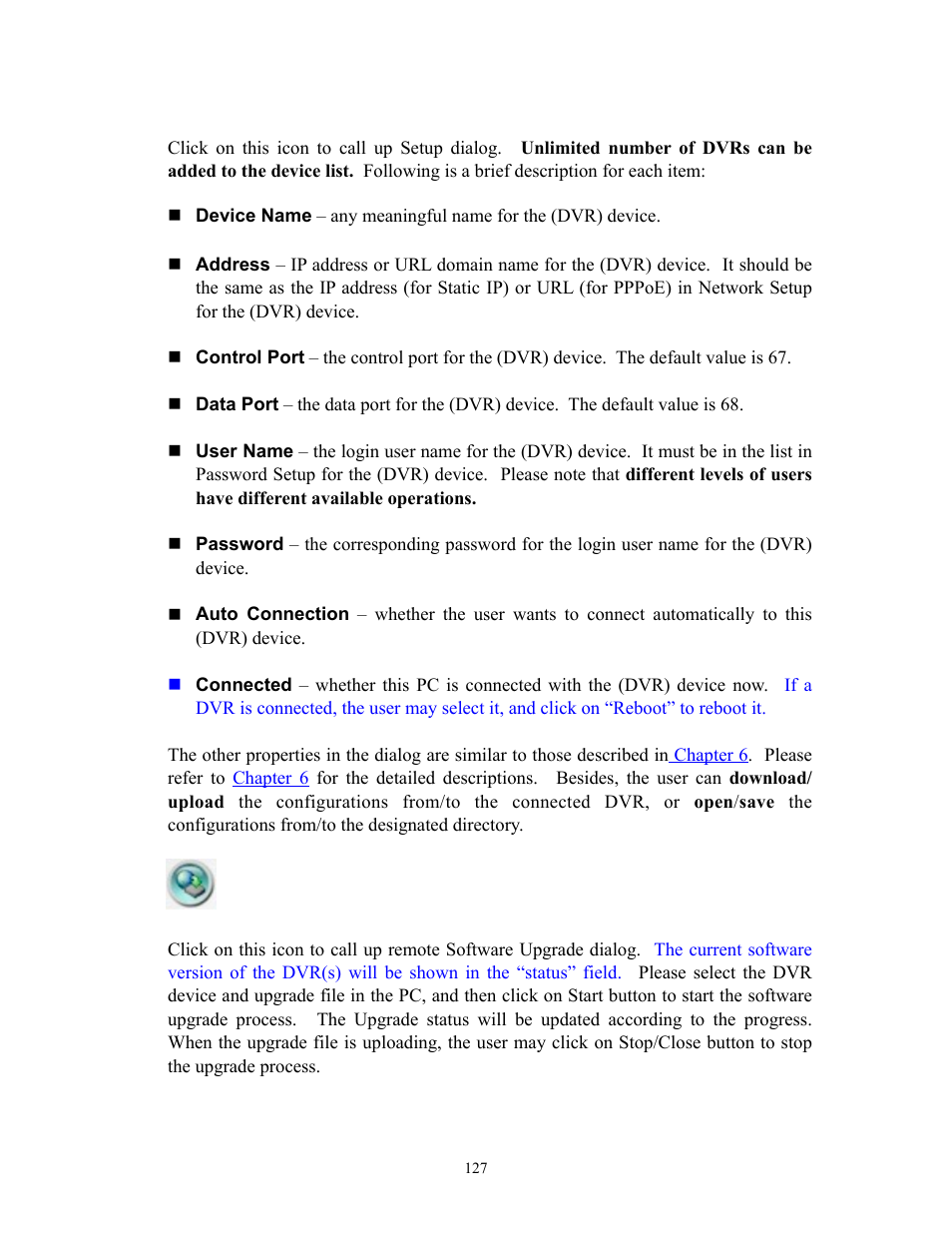 I.R.I.S. 808 Digital Video Recorder User Manual | Page 127 / 147