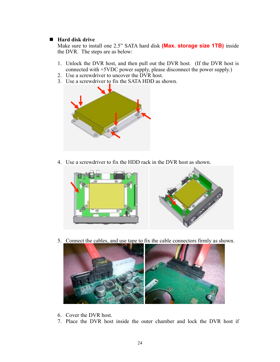 I.R.I.S. 808 Digital Video Recorder User Manual | Page 24 / 147