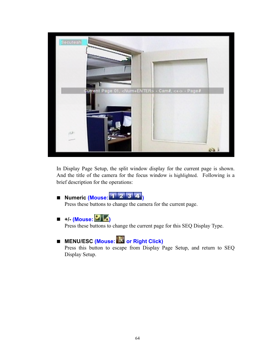 I.R.I.S. 808 Digital Video Recorder User Manual | Page 64 / 147