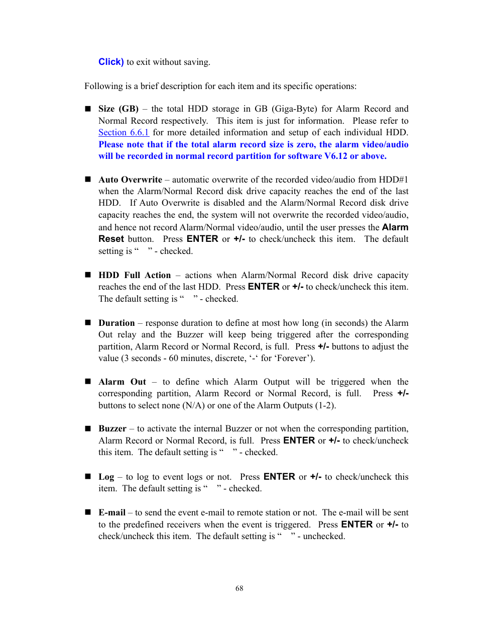 I.R.I.S. 808 Digital Video Recorder User Manual | Page 68 / 147
