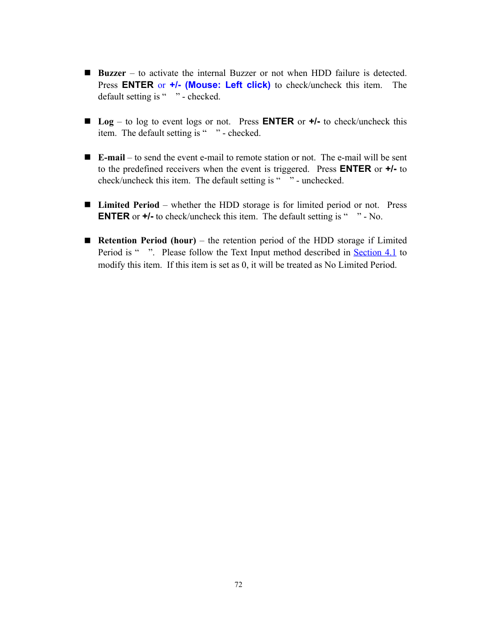 I.R.I.S. 808 Digital Video Recorder User Manual | Page 72 / 147