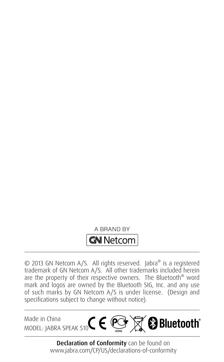 Jabra speak 510 User Manual | Page 2 / 22