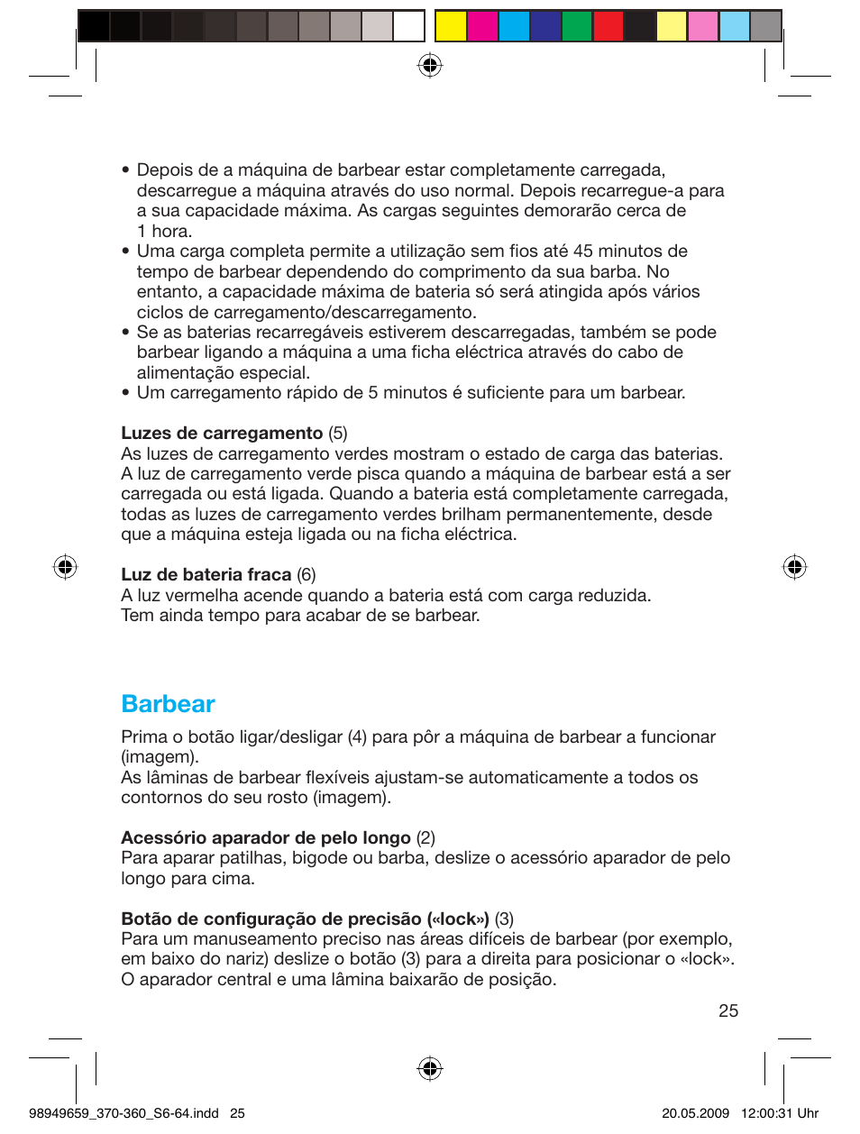 Barbear | Braun 370 User Manual | Page 24 / 61