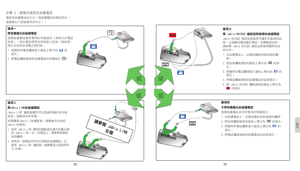 請參閱 jabra link 文檔 | Jabra PRO 9450 Duo Quick Start Guide User Manual | Page 22 / 27