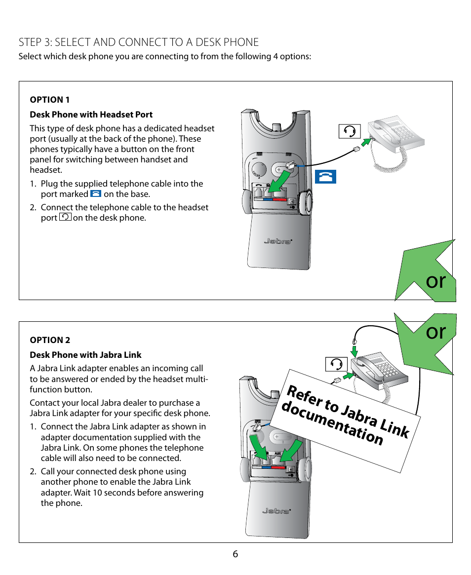 Refer t o jabr a link documen tation | Jabra PRO 920 Quick Start Guide User Manual | Page 10 / 55