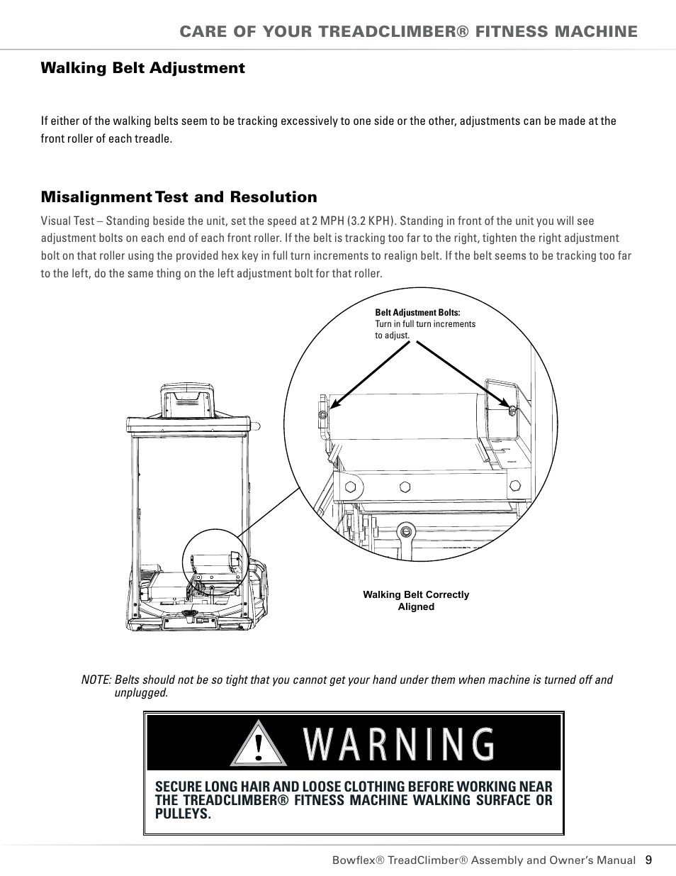 Bowflex TC5300 User Manual | Page 13 / 76