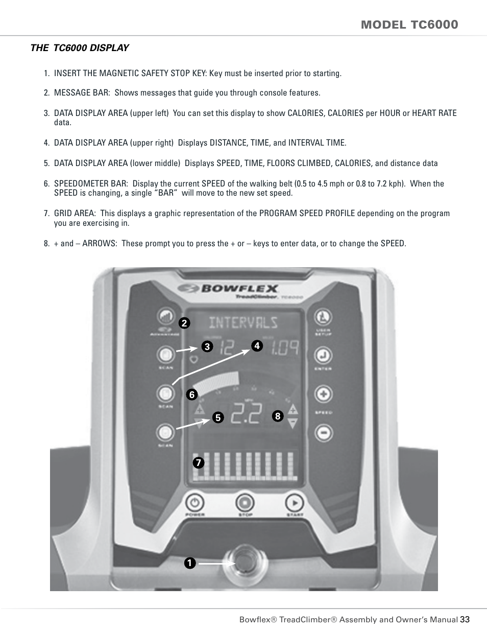 Model tc | Bowflex TC5300 User Manual | Page 37 / 76