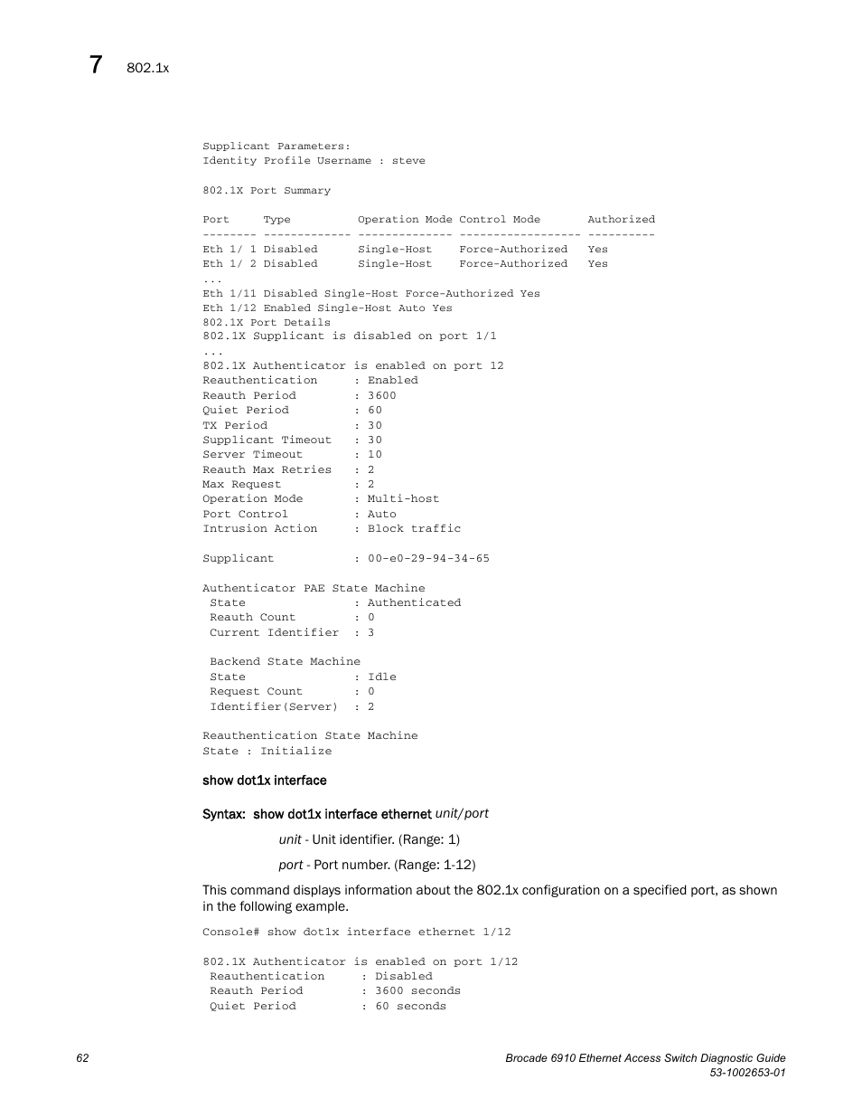 Draft: brocade confidential | Brocade 6910 Ethernet Access Switch Diagnostic Guide (Supporting R2.2.0.0) User Manual | Page 72 / 88
