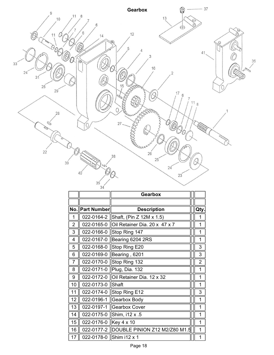 Kifco T40x1320 330,000 - 339,999 Parts Manual User Manual | Page 18 / 30