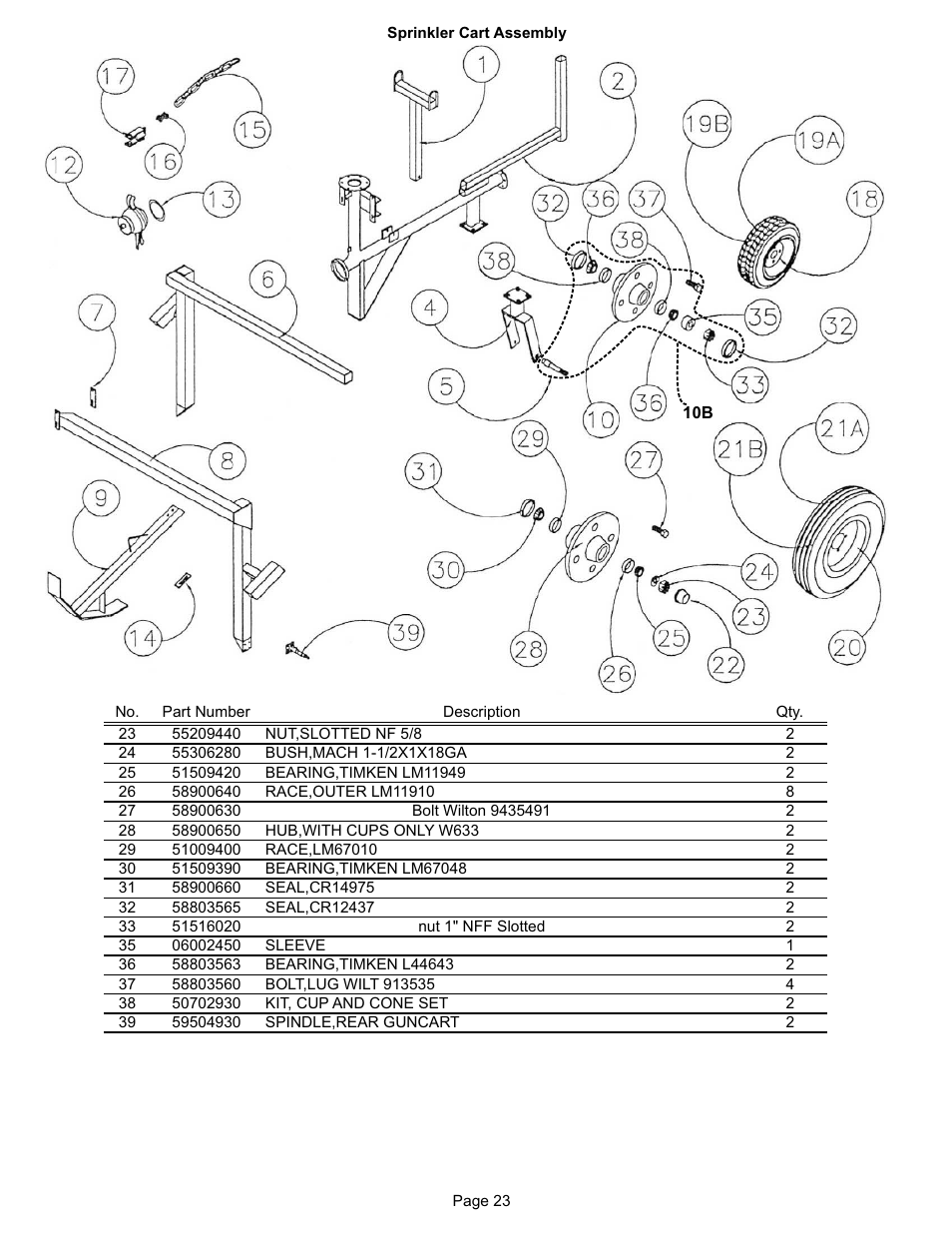 Kifco T40x1320 330,000 - 339,999 Parts Manual User Manual | Page 23 / 30