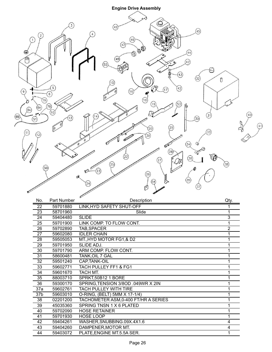 Kifco T40x1320 330,000 - 339,999 Parts Manual User Manual | Page 26 / 30