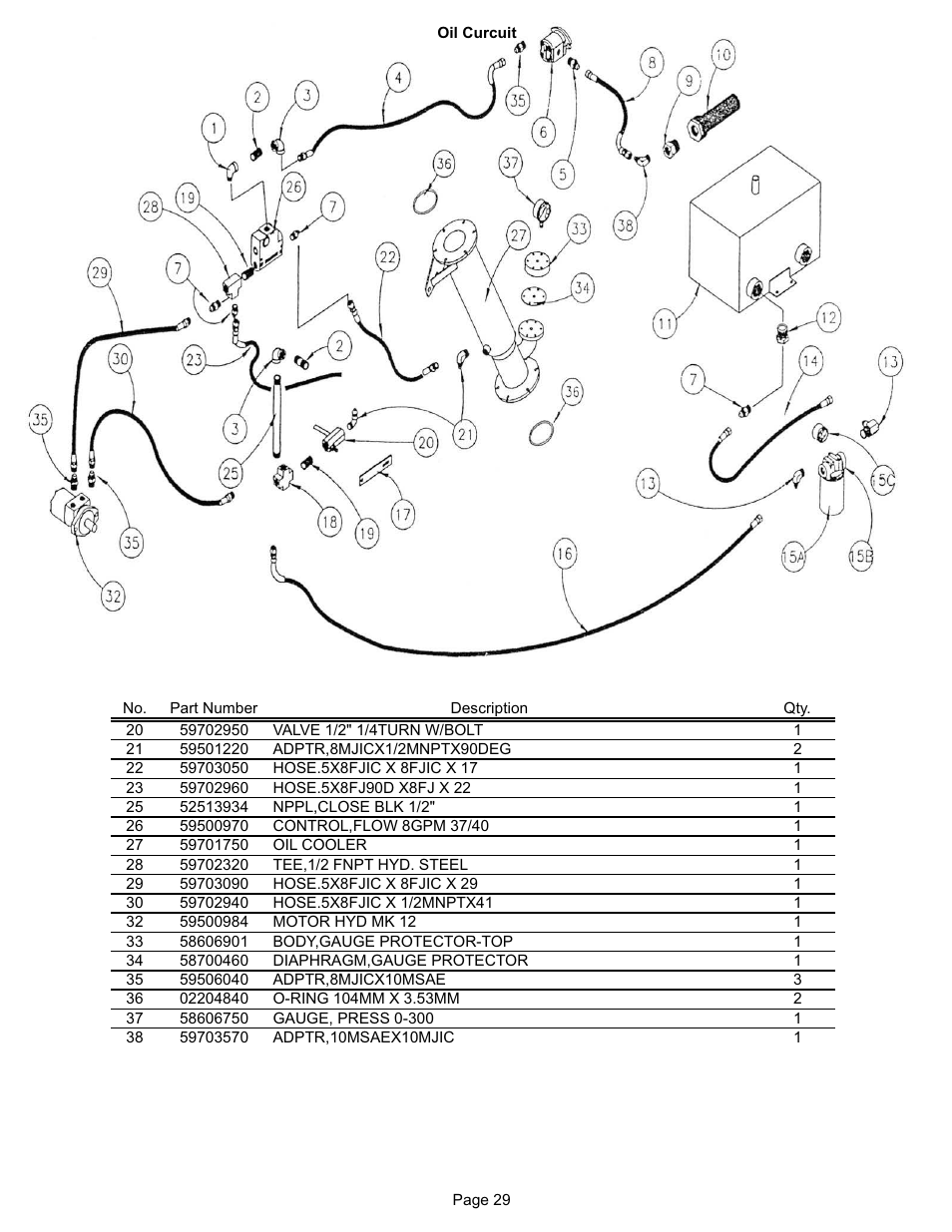 Kifco T40x1320 330,000 - 339,999 Parts Manual User Manual | Page 29 / 30