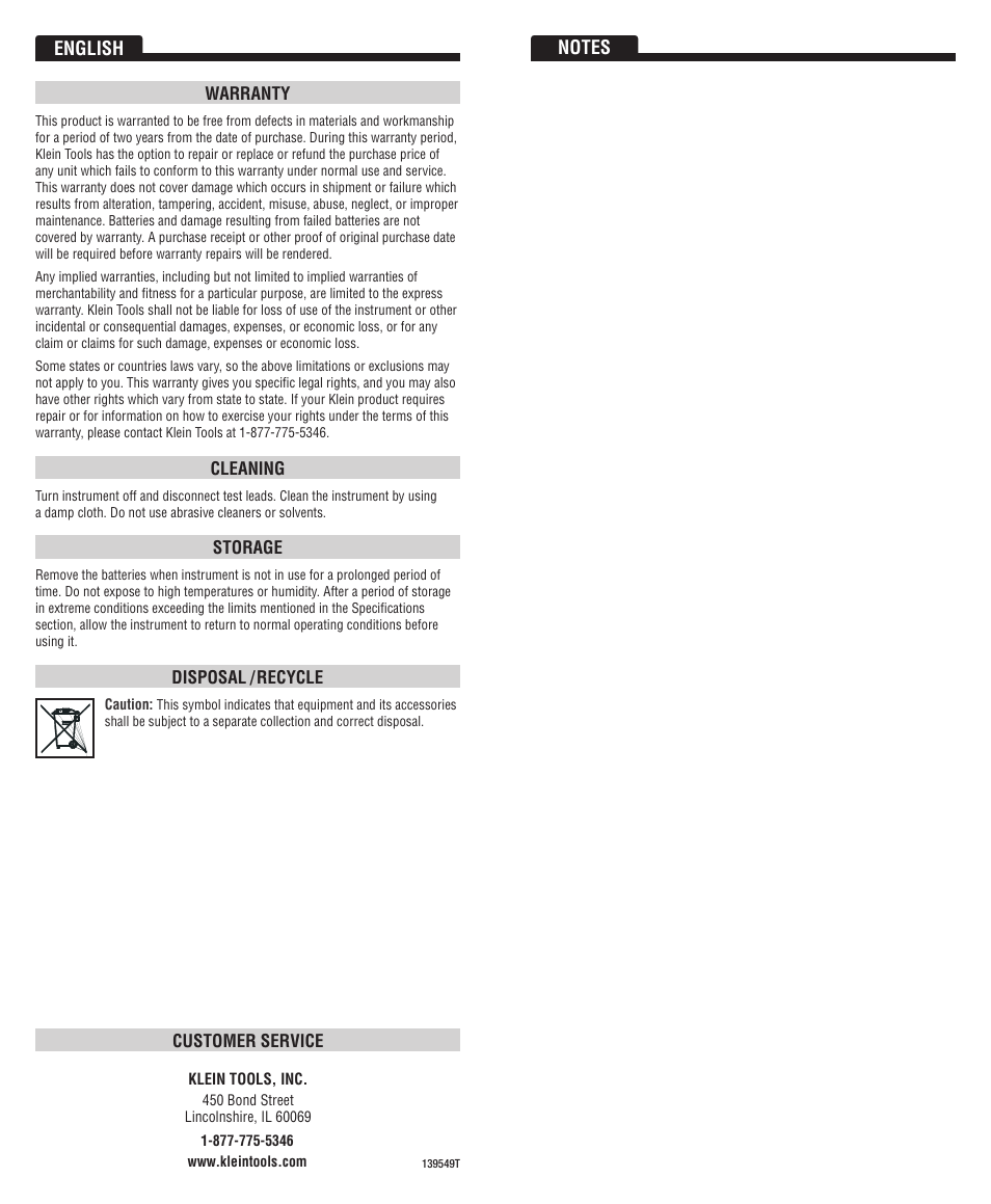Klein Tools CL3100 User Manual | Page 4 / 11