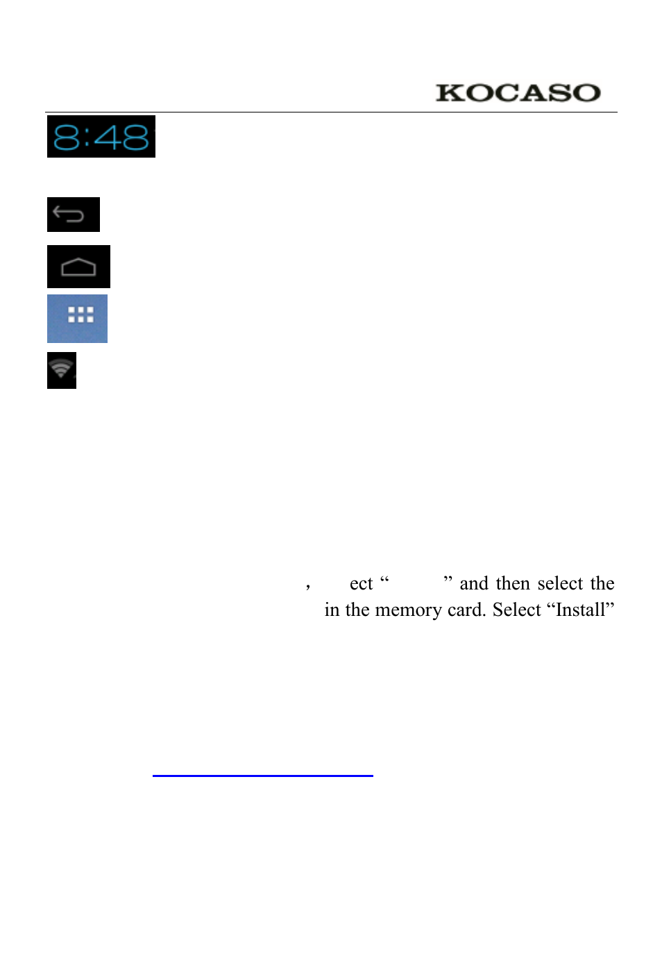 Install and uninstall | KOCASO M1052 User Manual | Page 11 / 21