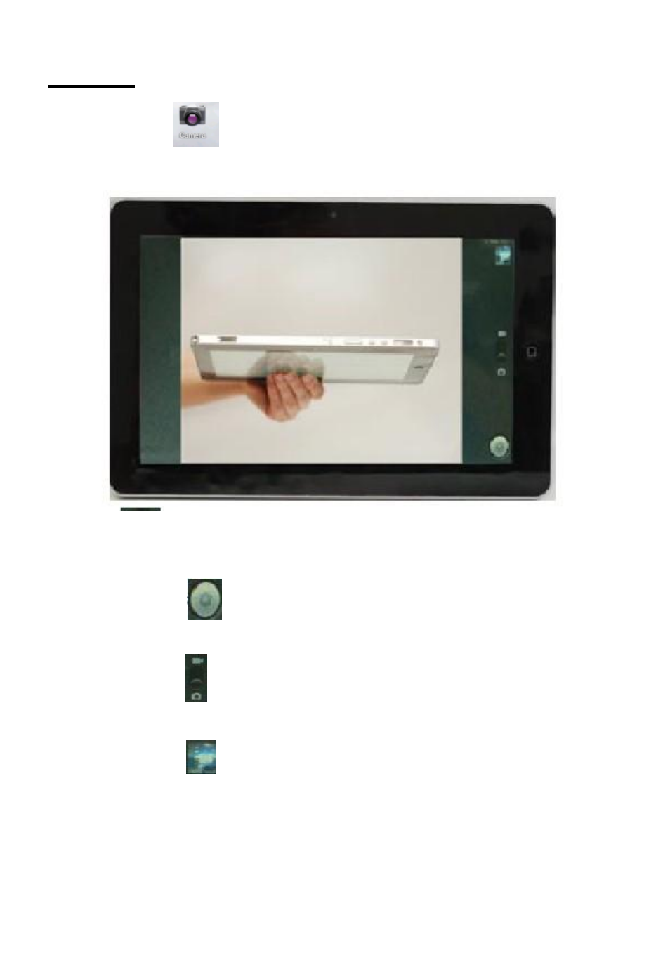 Camera | KOCASO M1060 User Manual | Page 10 / 12