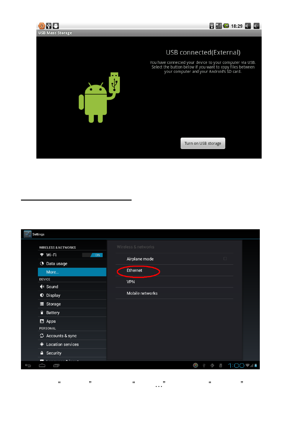 Connection to internet | KOCASO M1060 User Manual | Page 6 / 12
