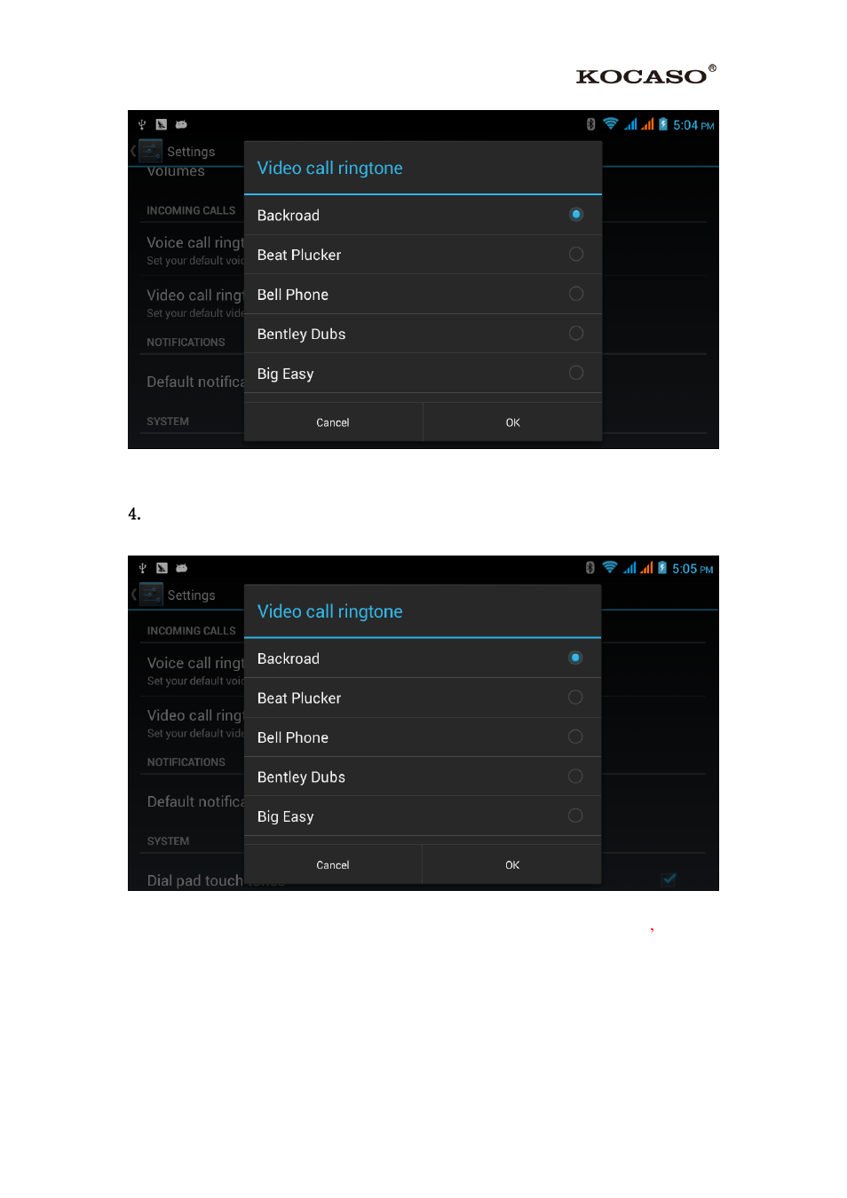 7 display | KOCASO M6200 User Manual | Page 28 / 61