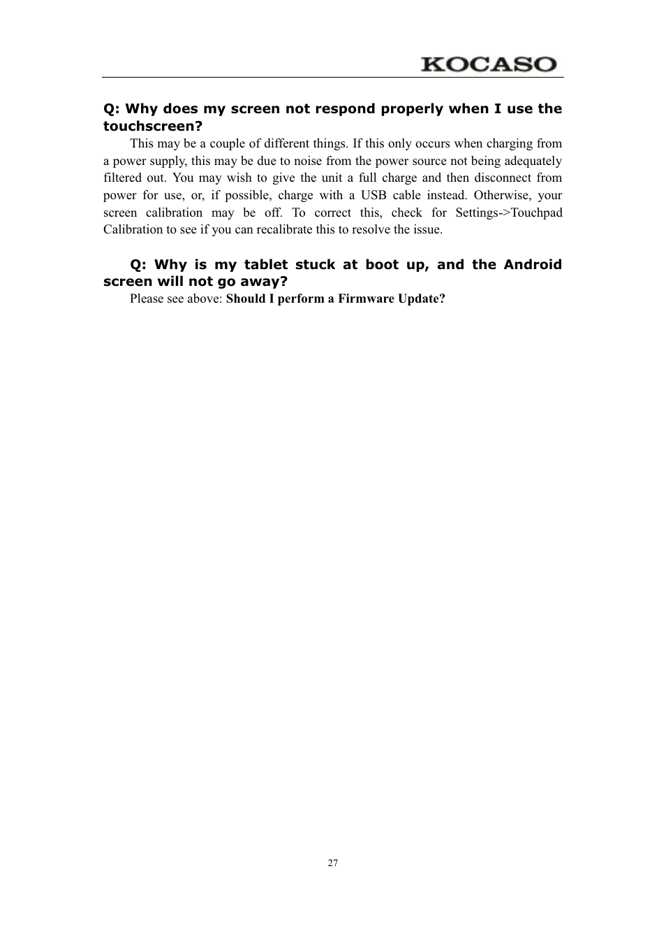 KOCASO M750 User Manual | Page 32 / 36