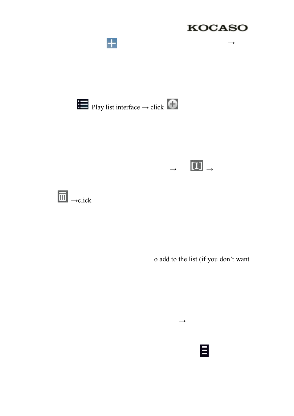 The operation with music and playlist, Sort by title or date added | KOCASO M766 User Manual | Page 29 / 41