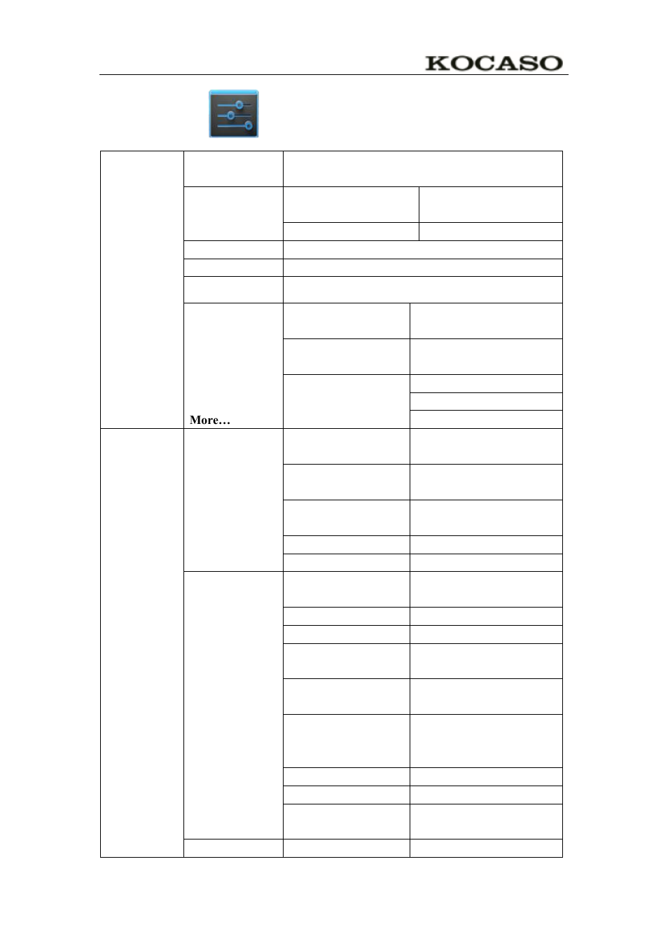 29 settings | KOCASO M766 User Manual | Page 35 / 41