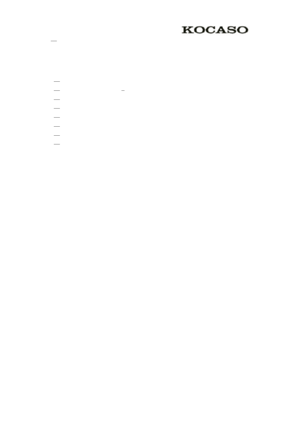 Box contents | KOCASO M776 User Manual | Page 4 / 69