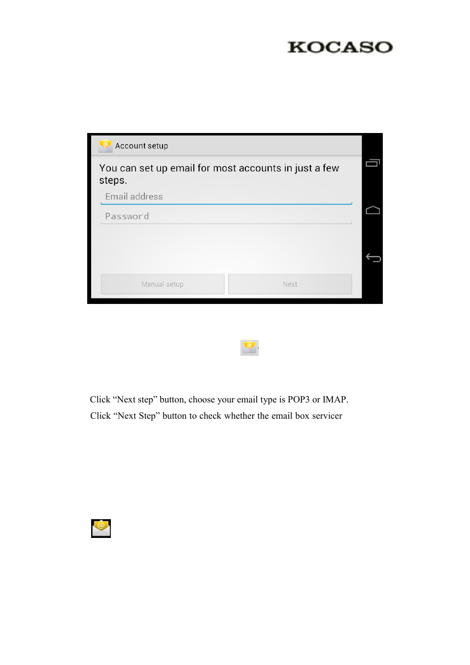 2 email | KOCASO M776 User Manual | Page 60 / 69