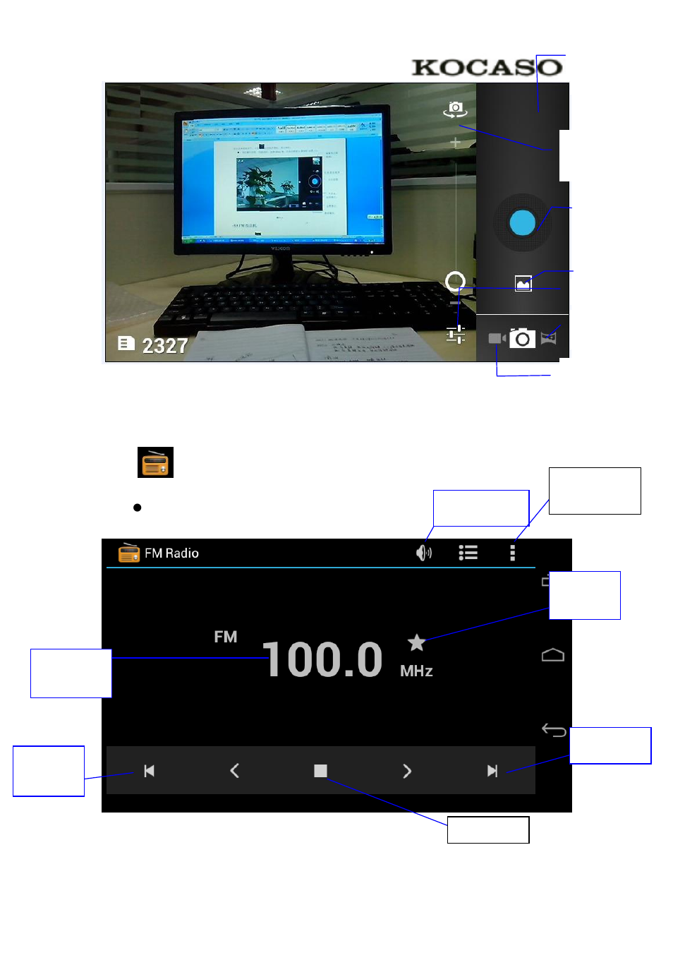 5 fm radio | KOCASO M776H User Manual | Page 54 / 69
