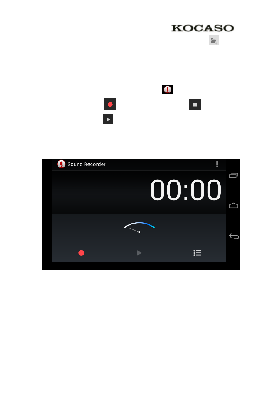 4 recorder | KOCASO M776H User Manual | Page 67 / 69