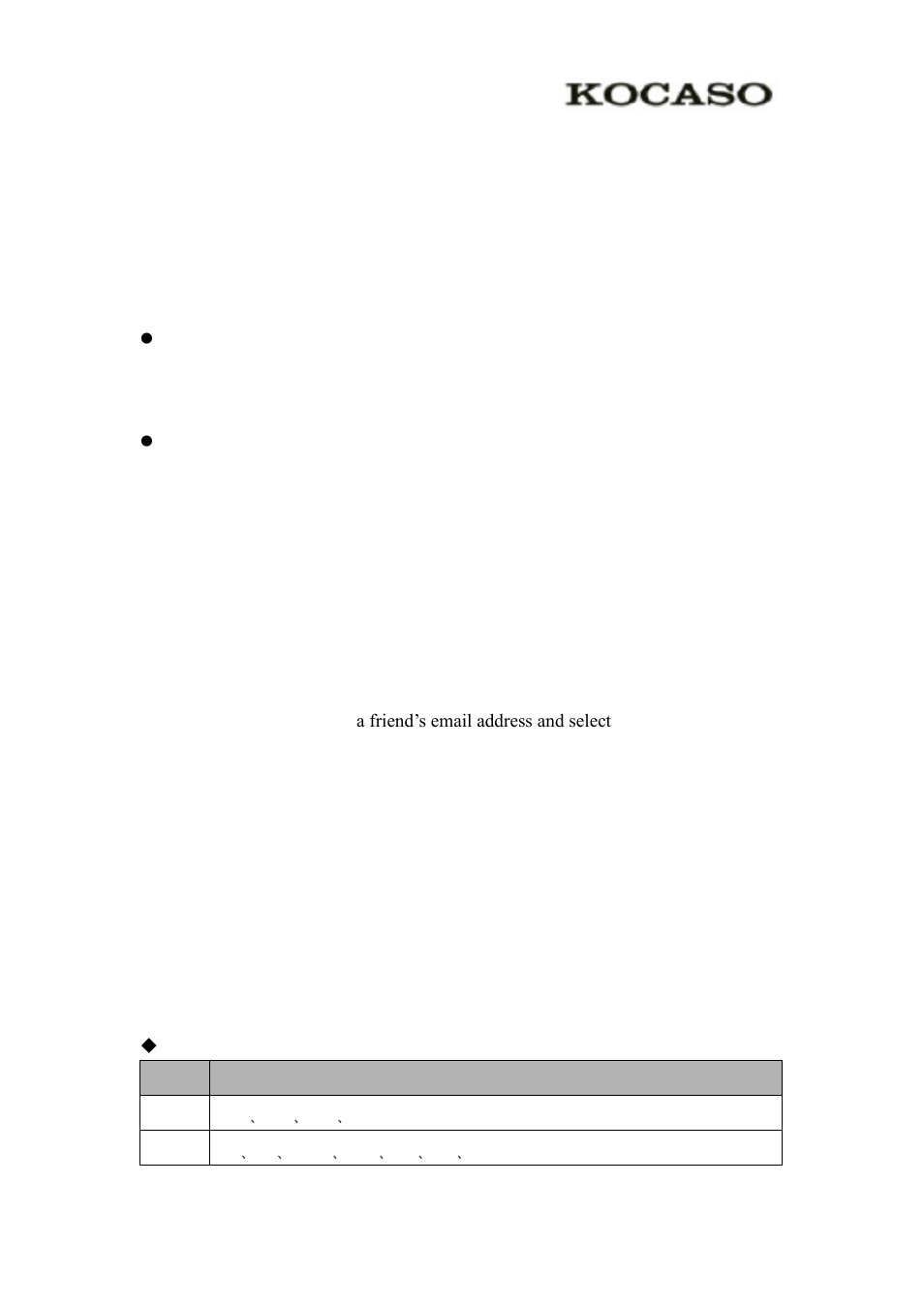 Talk, 4 entertainment, Super-hd player | KOCASO M7850 User Manual | Page 12 / 23