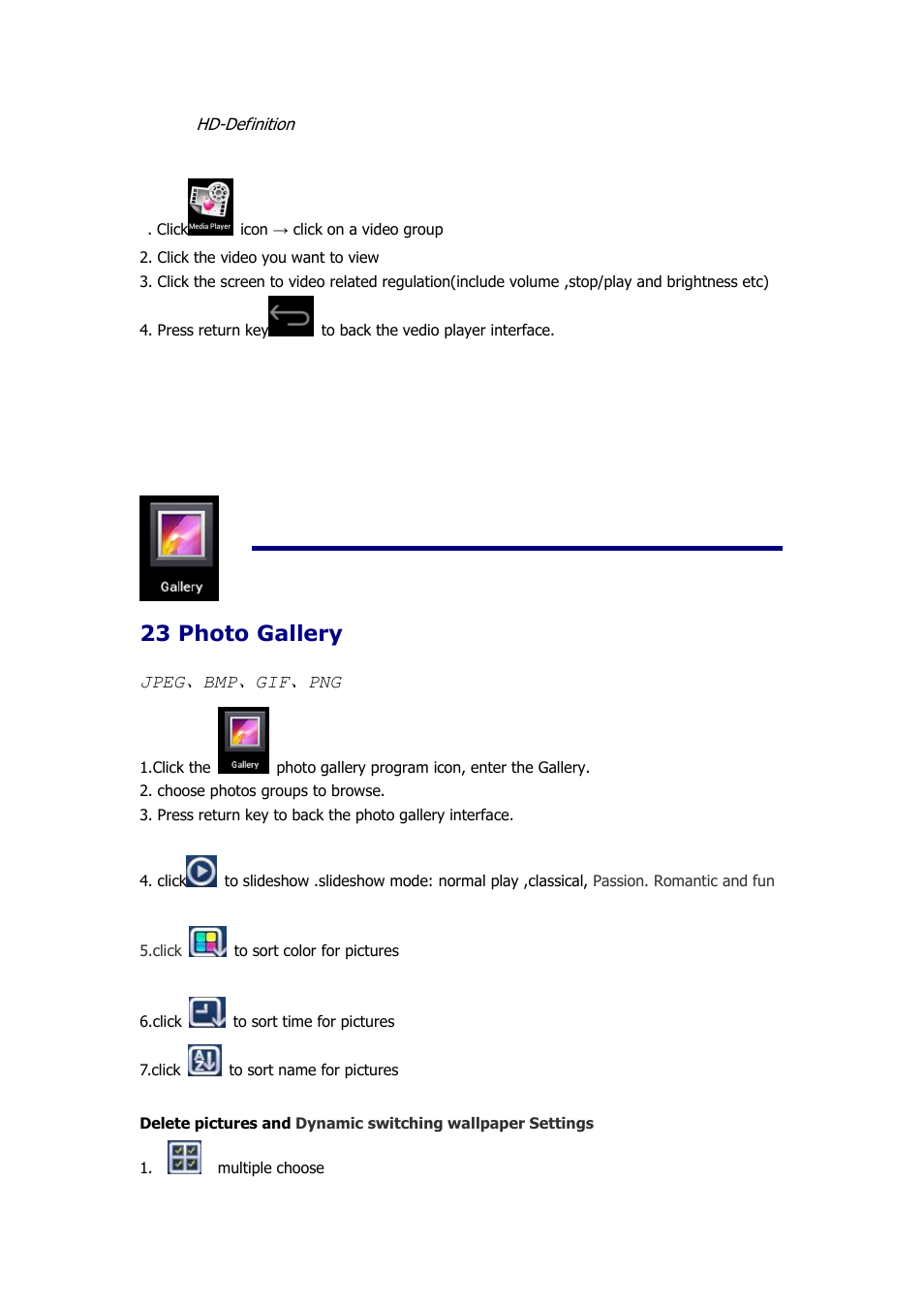 Photo gallery, 23 photo gallery | KOCASO NB1016 User Manual | Page 22 / 27