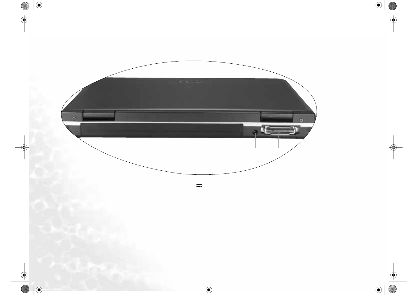 Rear view | BenQ S52 User Manual | Page 8 / 56