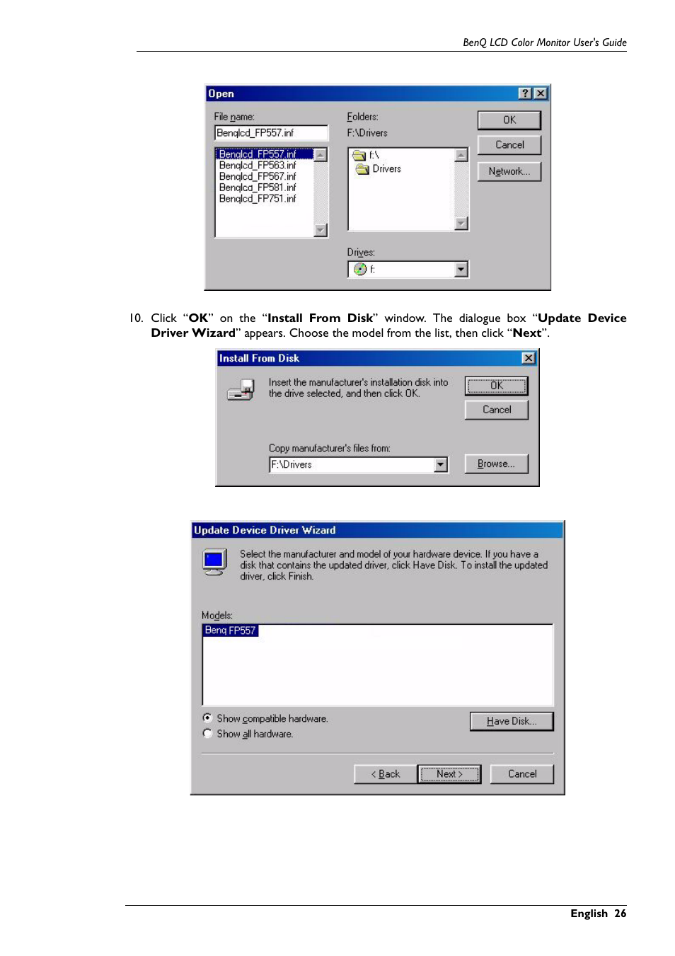 BenQ FP791 User Manual | Page 27 / 53