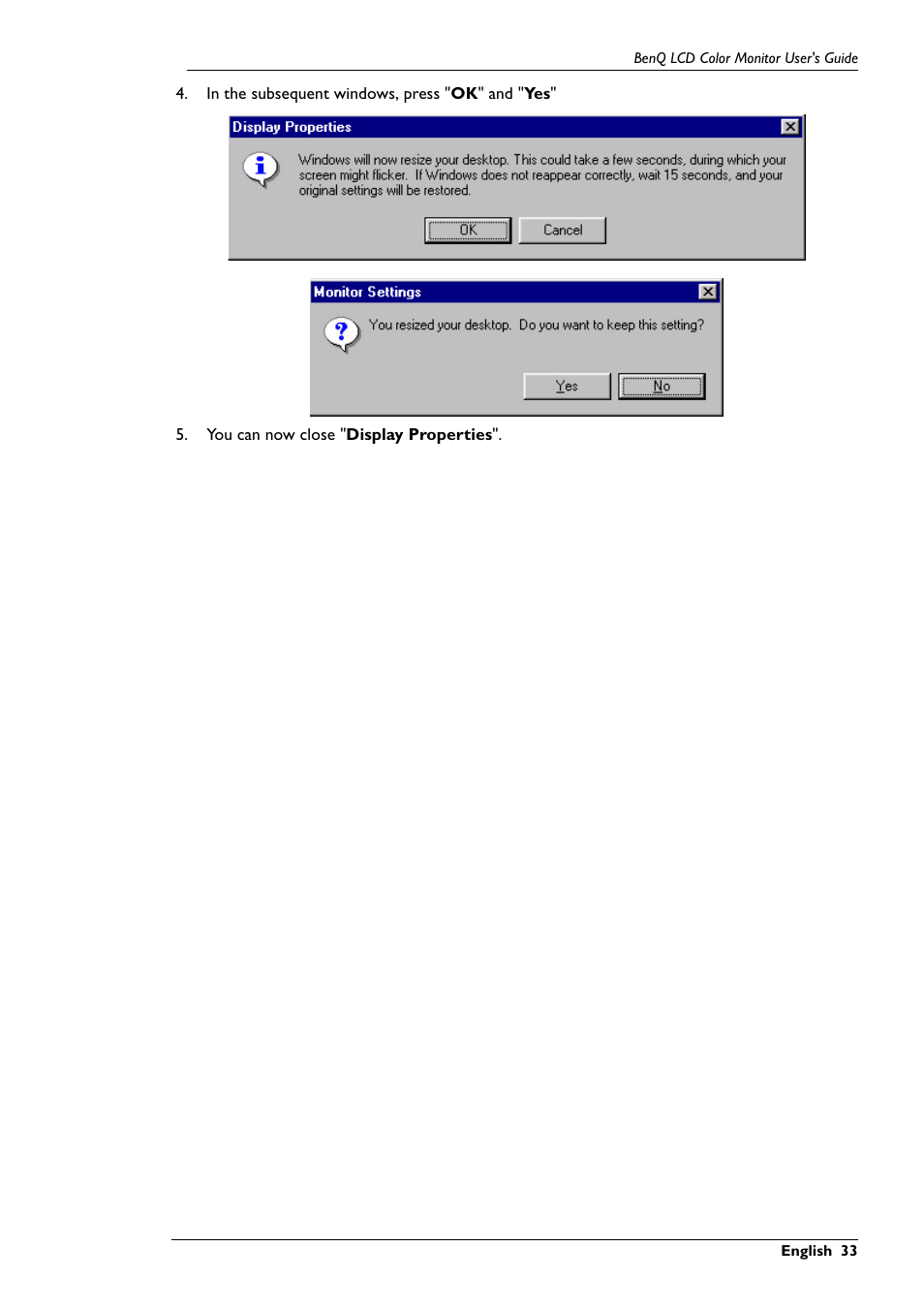 BenQ FP791 User Manual | Page 34 / 53