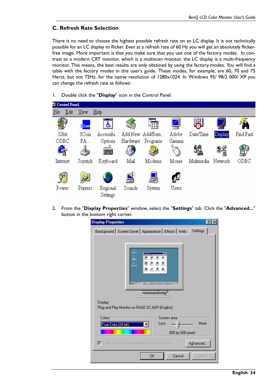 BenQ FP791 User Manual | Page 35 / 53