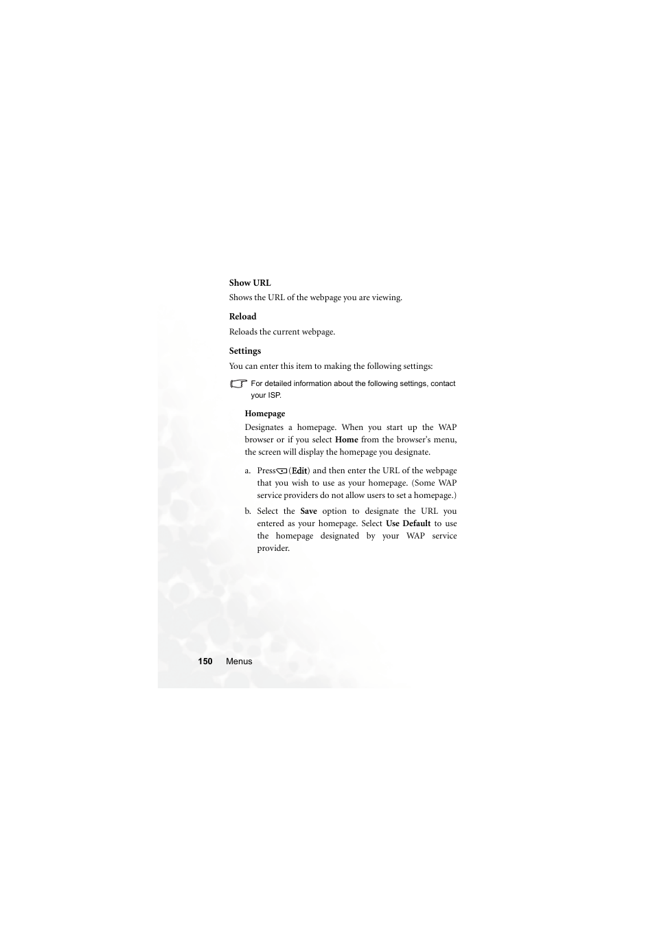 BenQ S700 User Manual | Page 166 / 202