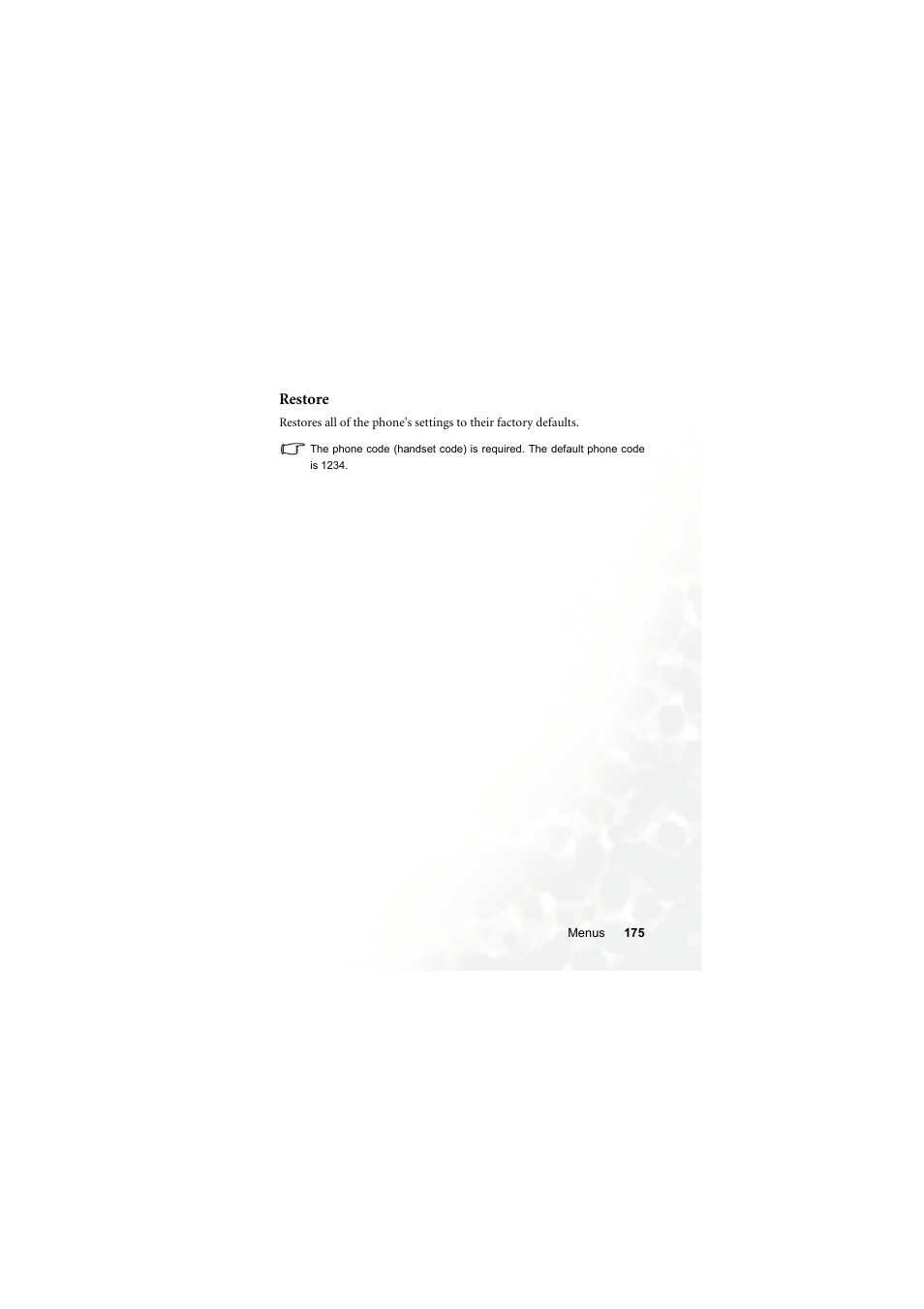 Restore | BenQ S700 User Manual | Page 191 / 202
