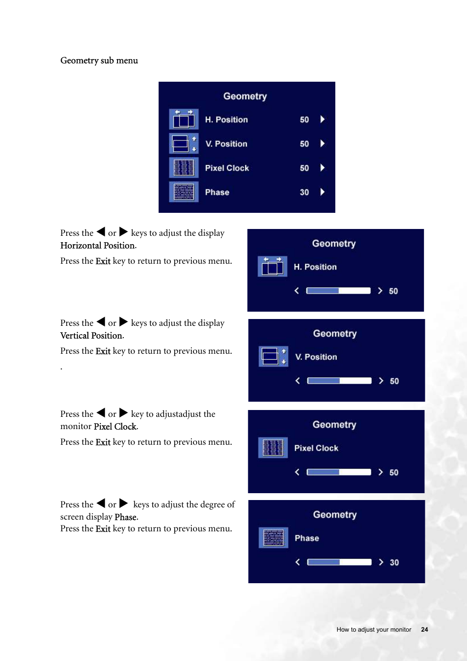 BenQ FP91GP User Manual | Page 24 / 36