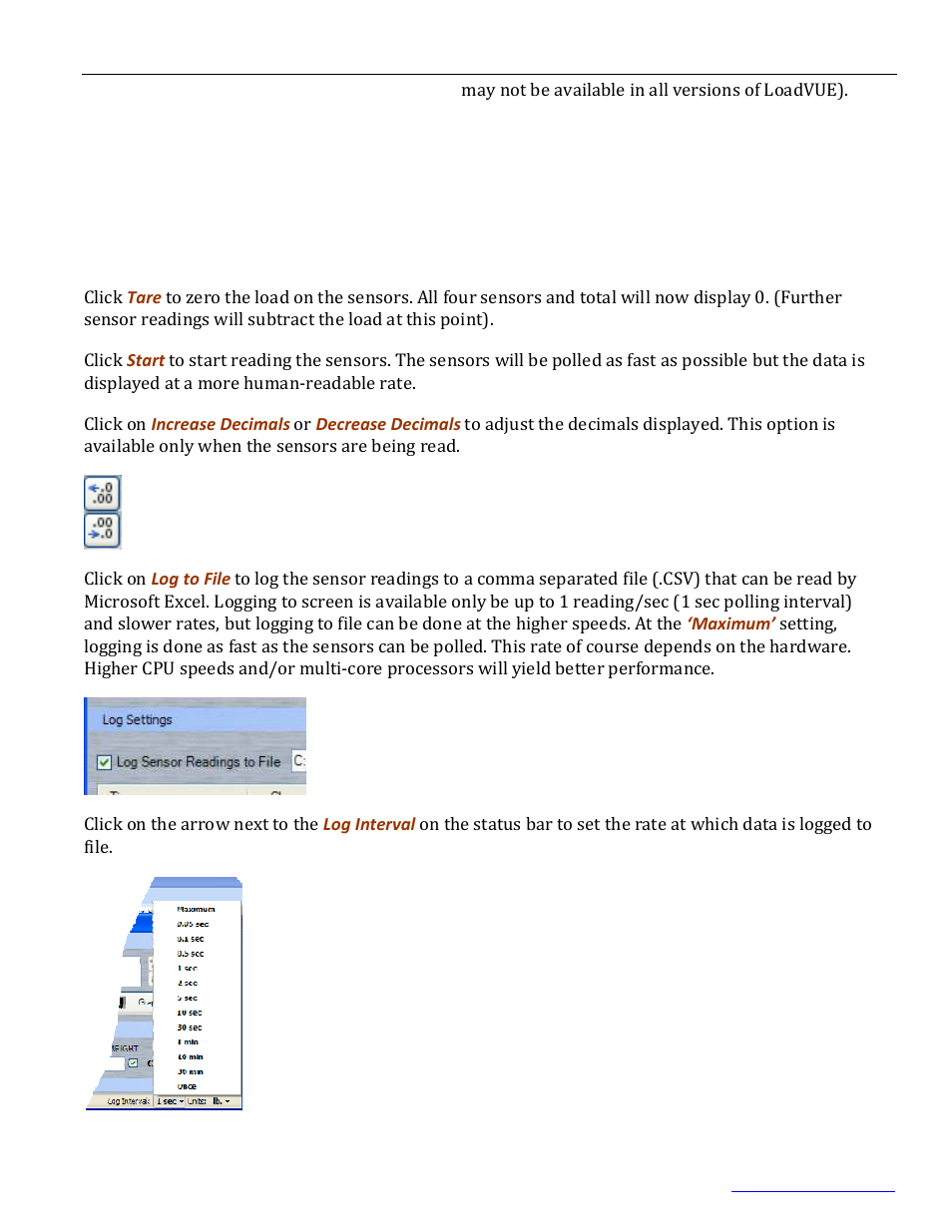 Loadstar Sensors LoadVUE (LV-400,LV-1000,LV-4000,LV-7000) Load Cell User Manual | Page 7 / 32