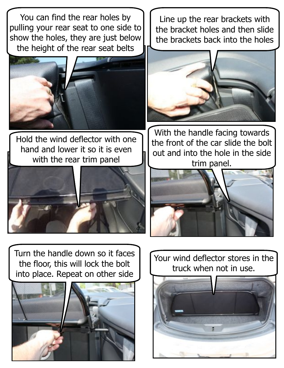 Love The Drive Spyder Wind Deflector 2006 to 2012 User Manual | Page 2 / 2