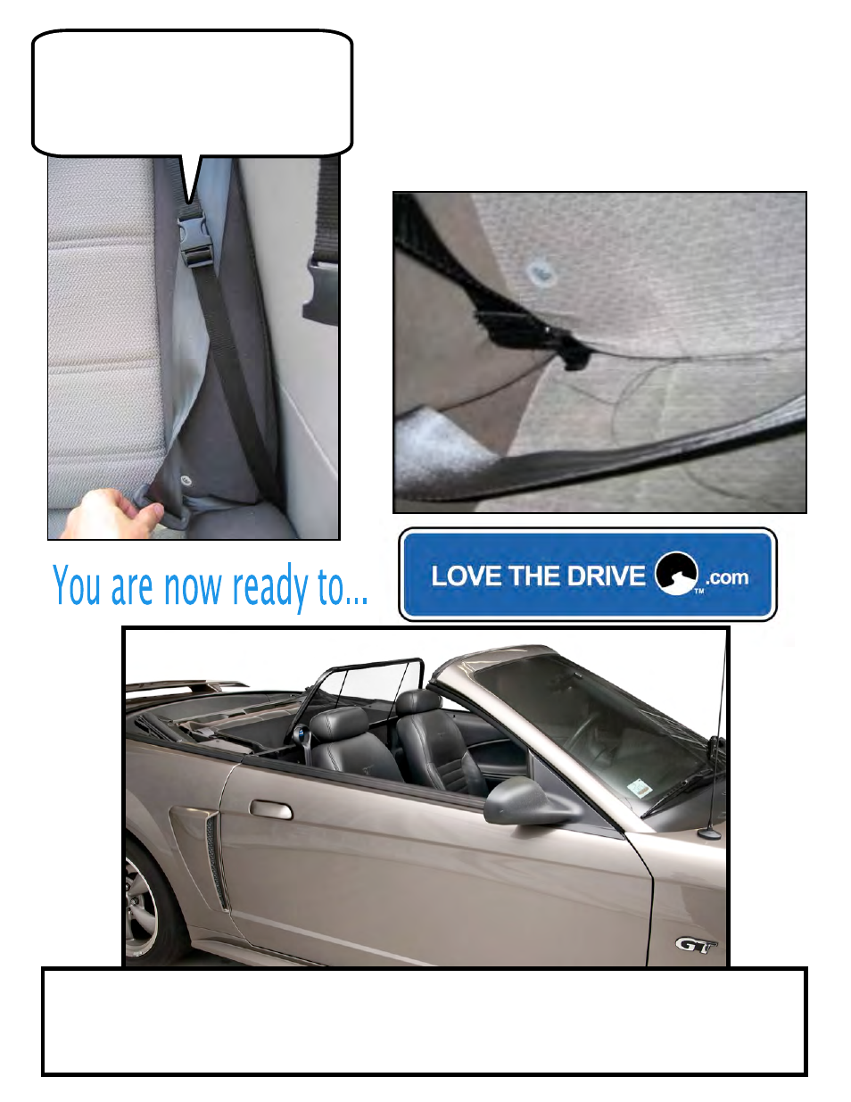 Love The Drive Mustang Wind Deflector 1994 to 2004 User Manual | Page 4 / 4
