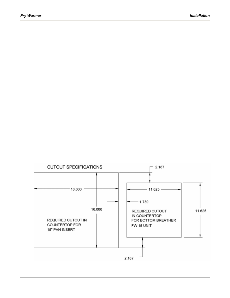 Fw-15 (bottom breather) | Bakers Pride Fry Warmer FW-12T User Manual | Page 9 / 36