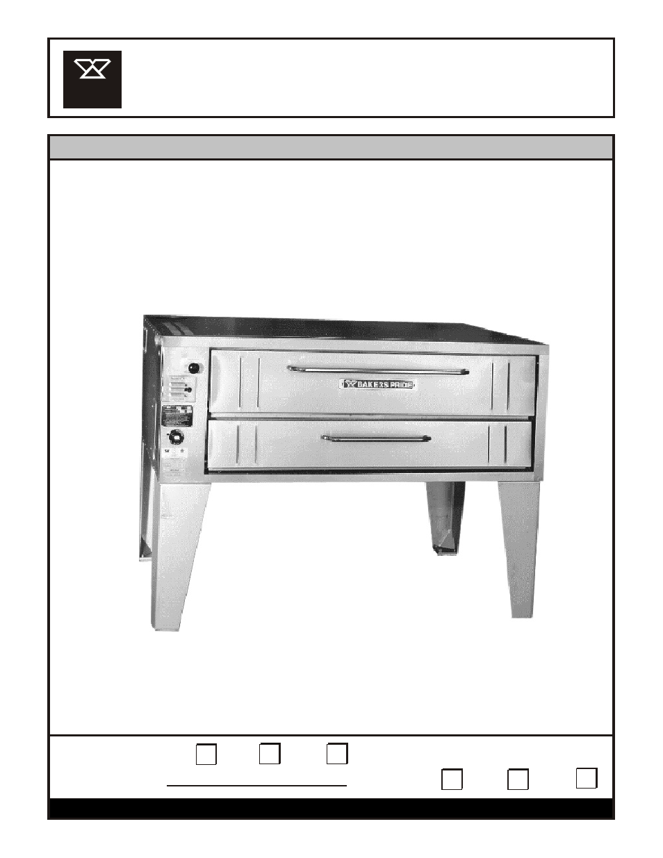 Bakers Pride FLO 4151 User Manual | 4 pages
