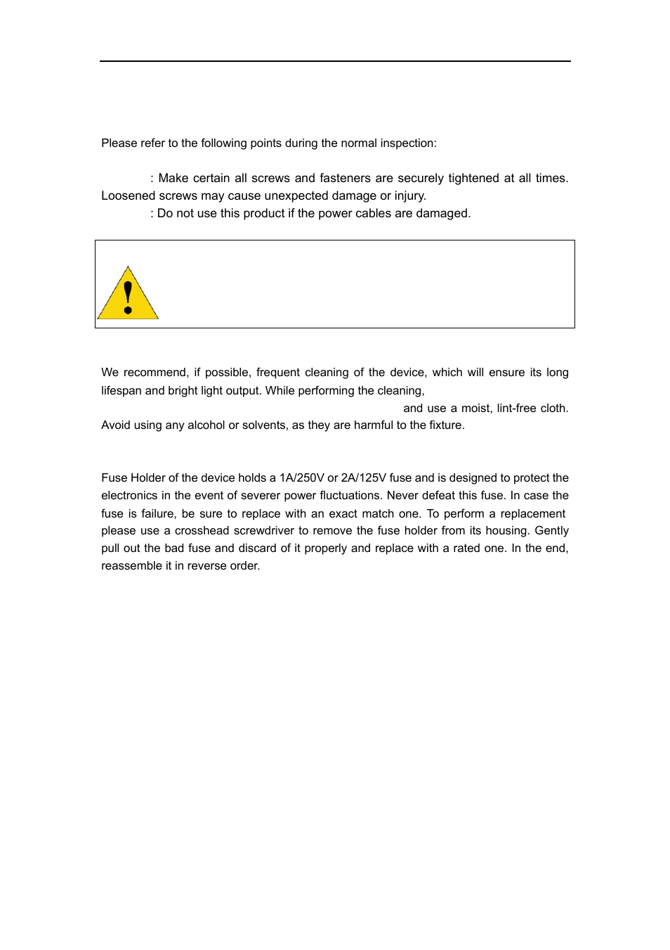 Part iii maintenance and cleaning | MBT Lighting LEDPAR64PRO (SRL-6057SB) User Manual | Page 11 / 13