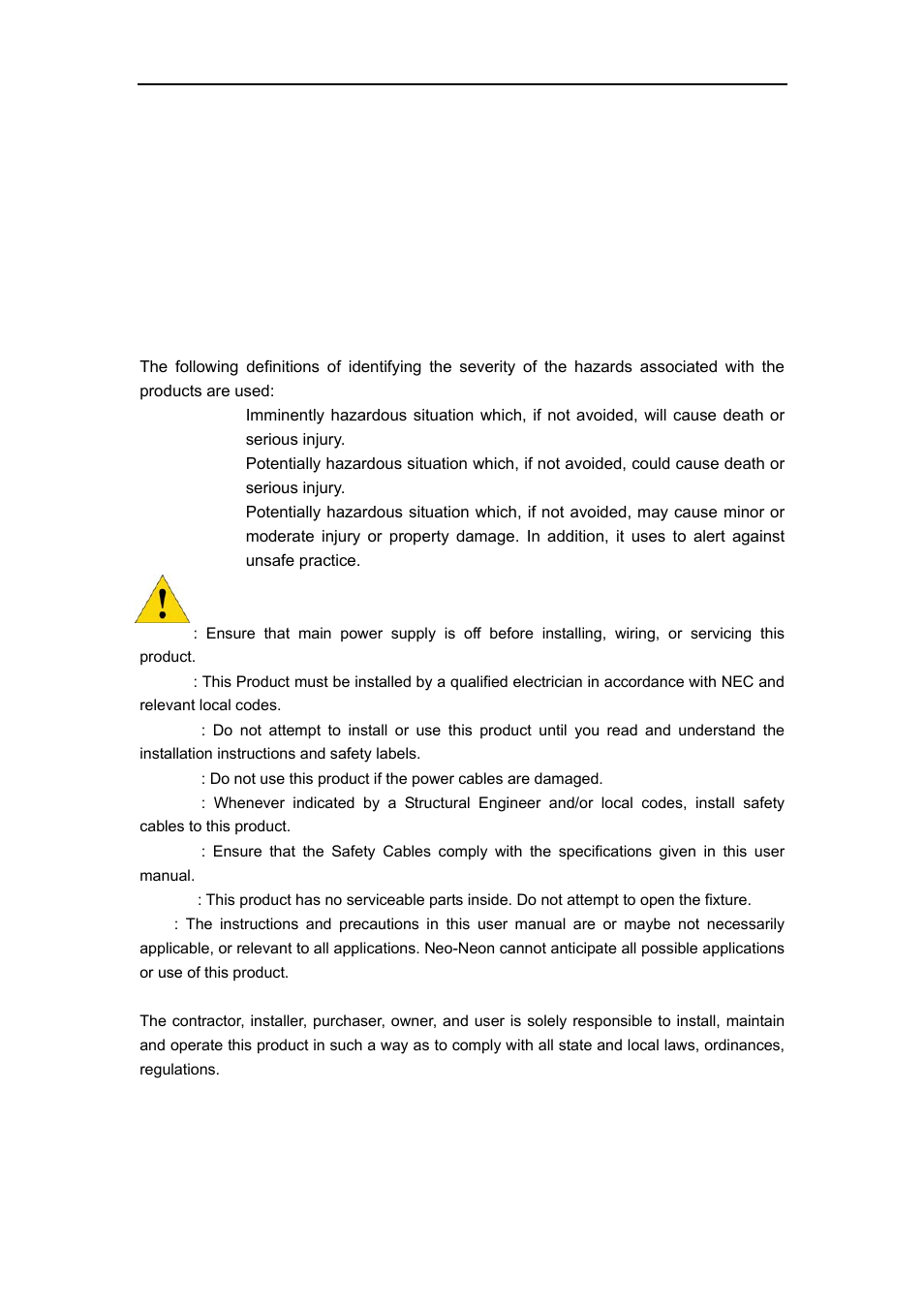 Part i general information | MBT Lighting LEDPAR64PRO (SRL-6057SB) User Manual | Page 3 / 13