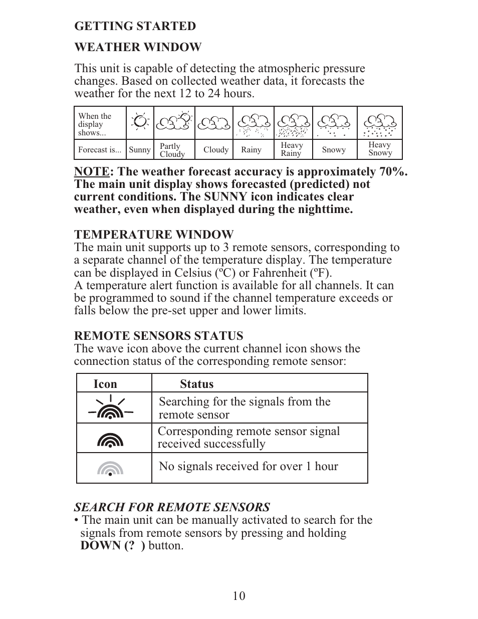 Meade Instruments TE388W User Manual | Page 10 / 21
