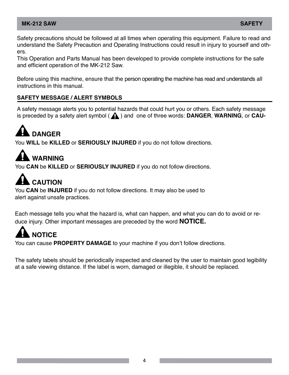 MK Diamond MK-212 User Manual | Page 4 / 52