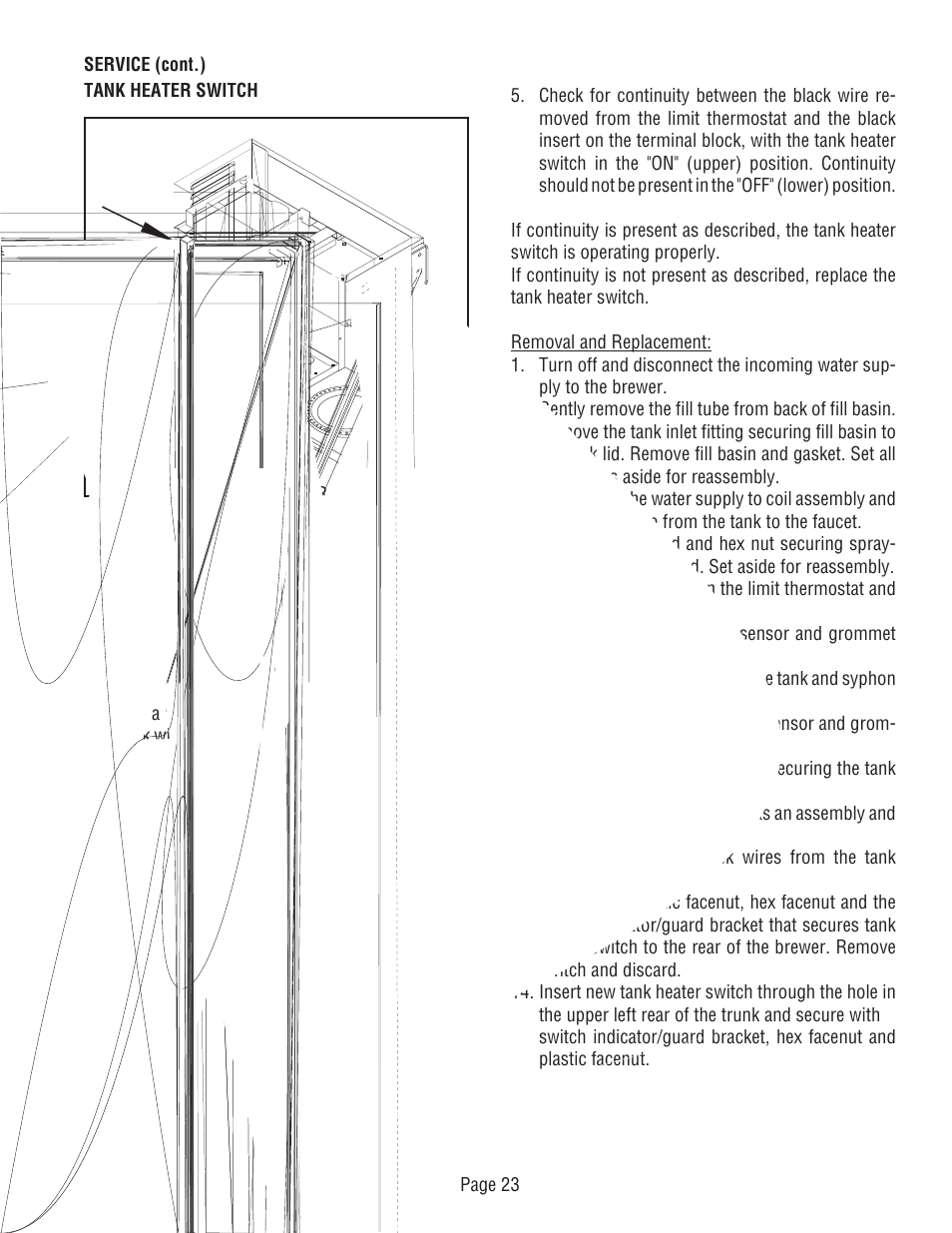 Bunn CWTF-TS-MV User Manual | Page 23 / 31