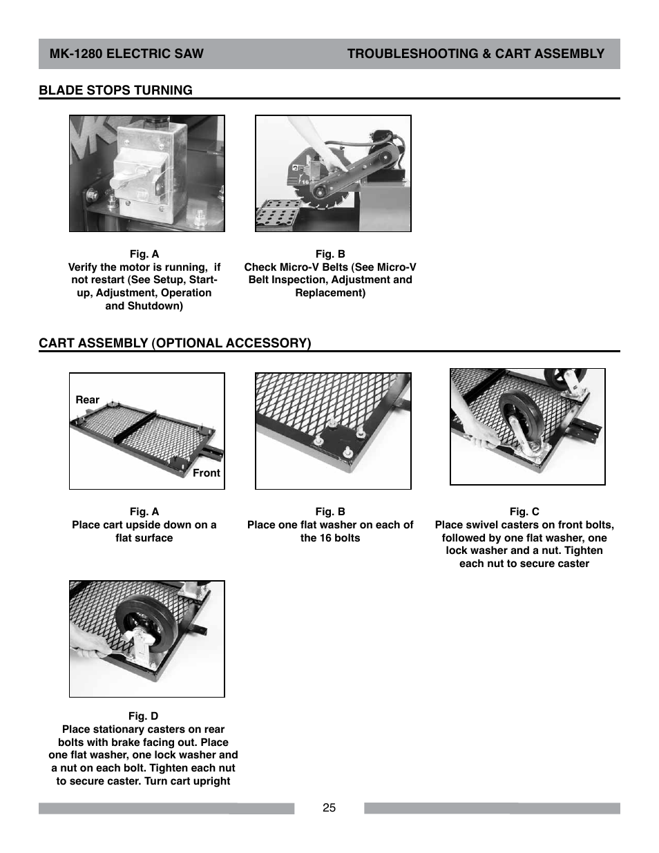 MK Diamond MK-1280 Electric User Manual | Page 25 / 40
