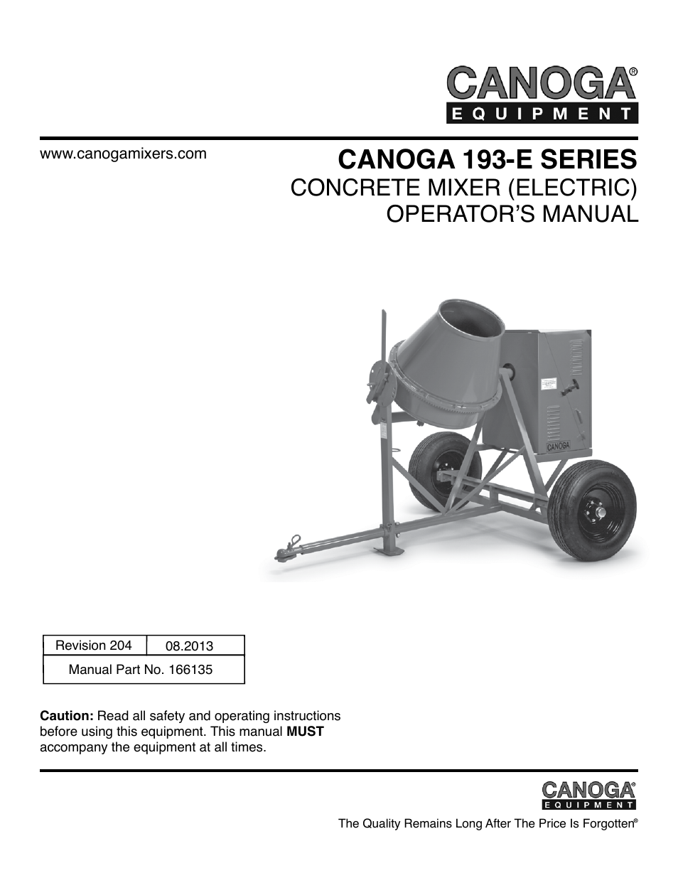MK Diamond Canoga 193 Electric User Manual | 32 pages